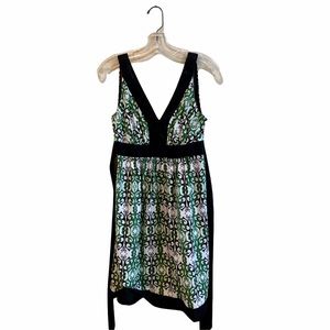 LOFT Trulli Sleeveless Tie Back A-Line Dress